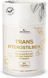Sanutrition Trans-Pterostilben 100 mg Kapseln ohne Zusatzstoffe – Bild 1 von 2