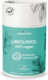 Sanutrition Ubiquinol 100 mg Kapseln vegan ohne Zusatzstoffe 60 Stück – Bild 1 von 2