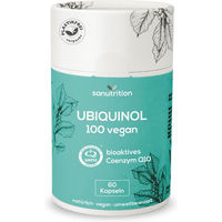 Produktbild von Sanutrition Ubiquinol 100 mg Kapseln vegan ohne Zusatzstoffe 60 Stück