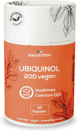 Sanutrition Ubiquinol 200 mg Kapseln vegan ohne Zusatzstoffe 60 Stück – Bild 1 von 3