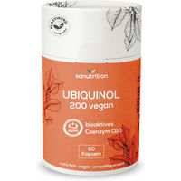 Produktbild von Sanutrition Ubiquinol 200 mg Kapseln vegan ohne Zusatzstoffe 60 Stück