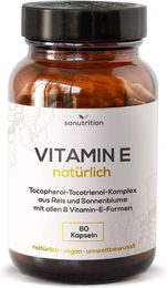 Sanutrition Vitamin E Kapseln ohne Zusatzstoffe – Bild 1 von 3