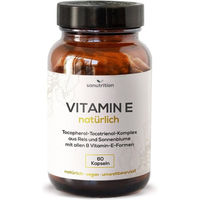 Produktbild von Sanutrition Vitamin E Kapseln ohne Zusatzstoffe