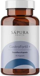 SAPURA Darmbakterien Komplex mit 3 Mrd. Keimen, 14 Keimstämme und Inulin, 45 Kapseln, vegan und glutenfrei – Bild 1 von 2