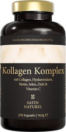 Satin Naturel Hyaluron Kollagen Komplex Kapseln ohne Zusatzstoffe – Bild 1 von 3