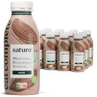 Produktbild von Saturo Astronautennahrung Kakao Vegan Zuckerfrei Trinkmahlzeit Flüssig