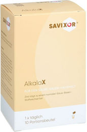 Savixor AlkalaX Mineralstoff-Komplex Pulver vegan 10 x 5 g mit Zink, Calcium, Magnesium und Kalium – Bild 1 von 1