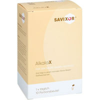 Produktbild von Savixor AlkalaX Mineralstoff-Komplex Pulver vegan 10 x 5 g mit Zink, Calcium, Magnesium und Kalium