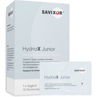 Produktbild von Savixor HydriaX Junior Elektrolyte Pulver für Kinder, vegan, laktosefrei und glutenfrei, 53 g
