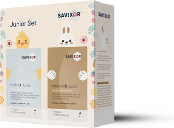 Savixor Junior Set Vitamine und Mineralstoffe Sticks für Kinder vegetarisch glutenfrei laktosefrei – Bild 1 von 1