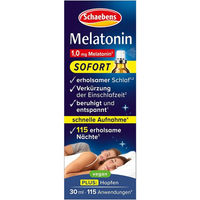 Produktbild von Schaebens Melatonin SOFORT-SPRAY Duo-Komplex vegan und zuckerfrei
