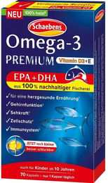 Schaebens Omega-3 Premium mit Vitamin D Kapseln – Bild 1 von 3