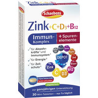Produktbild von Schaebens Zink Immun Kur Tabletten glutenfrei und laktosefrei