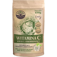 Produktbild von Schätze von Gaia Natürliches Vitamin C L-Ascorbinsäure aus Kohl Pulver 450 g pflanzlicher Ursprung für Erwachsene