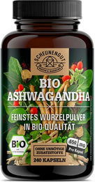 Scheunengut Bio Ashwagandha Kapseln vegan und ohne Zusatzstoffe 240 Stück – Bild 1 von 3