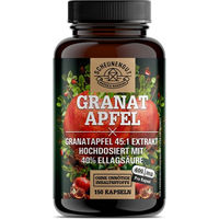 Produktbild von Scheunengut Granatapfel Extrakt 45:1 Hochdosiert mit Ellagsäure und Polyphenolen 150 Kapseln