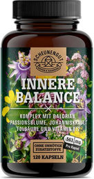 Scheunengut Innere Balance Kombipräparat mit Baldrian, Johanniskraut und Passionsblume Kapseln 120 Stück ohne Zusatzstoffe – Bild 1 von 2