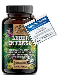 Scheunengut Leber Intenso Hochdosierte Leber Kapseln Vegan 120 Stück – Bild 1 von 4