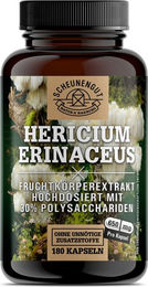 Scheunengut Lions Mane Hericium Erinaceus Extrakt 30:1 mit 30% Polysacchariden hochdosiert 180 Kapseln – Bild 1 von 4