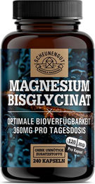Scheunengut Magnesiumbisglycinat Kapseln vegan 360 mg elementares Magnesium 240 Stück – Bild 1 von 2
