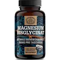 Produktbild von Scheunengut Magnesiumbisglycinat Kapseln vegan 360 mg elementares Magnesium 240 Stück