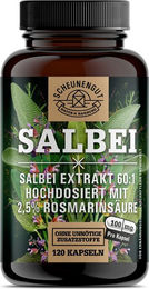 Scheunengut Salbei Extrakt 60:1 Hochdosiert Vegan Kapseln 120 Stück – Bild 1 von 3