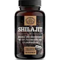 Produktbild von Scheunengut Shilajit Mineralstoff-Komplex Kapseln vegan ohne Zusatzstoffe für Männer 180 Stück