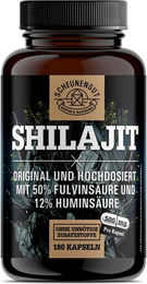 Scheunengut Shilajit Mumijo Kapseln mit 50% Fulvinsäure und 12% Huminsäure, vegan und ohne Zusatzstoffe, 180 Kapseln – Bild 1 von 4