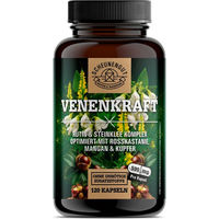 Produktbild von Scheunengut VENENKRAFT Kräuter-Komplex Rutin Steinklee Kapseln ohne Zusatzstoffe 120 Stück