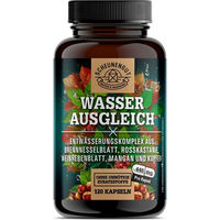 Produktbild von Scheunengut Wasserausgleich Kräuter-Komplex mit Brennnessel und Rosskastanie vegane Kapseln 120 Stück