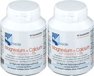 Schneider Magnesium + Calcium Lutschtabletten 180 Stück – Bild 1 von 1