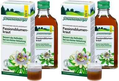 Schoenenberger Naturreiner Heilpflanzensaft Passionsblume Bio Vegan Alkoholfrei Zuckerfrei 200 ml – Bild 1 von 2