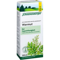 Produktbild von Schoenenberger Naturreiner Heilpflanzensaft Wermut 200 ml vegan zuckerfrei alkoholfrei