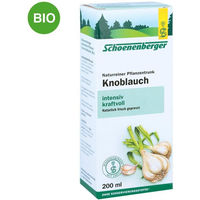 Produktbild von Schoenenberger Naturreiner Pflanzentrunk Knoblauch Bio Flüssig 200 ml