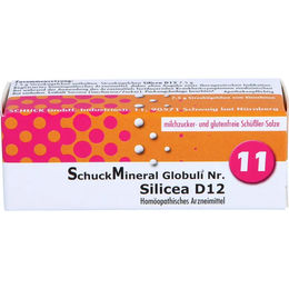 SchuckMineral Globuli 11 Silicea D12 Silizium Kieselerde 7,5 g – Bild 1 von 1