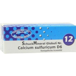 SchuckMineral Globuli 12 Calcium sulfuricum D6 7,5 g – Bild 1 von 2