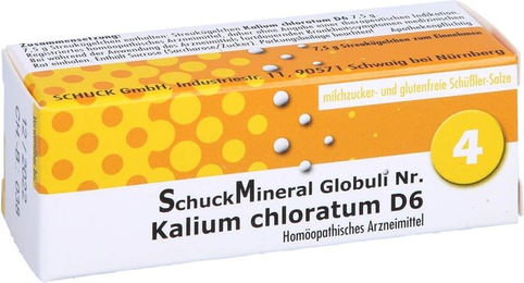 SchuckMineral Globuli Nr. 4 Kalium chloratum D6 – Bild 1 von 1