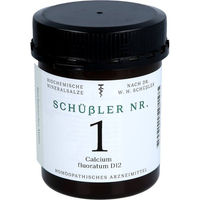 Produktbild von Schüßler Nr. 1 Calcium Fluoratum D12 Tabletten 1000 Stück