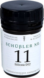 Schüssler Nr. 11 Silicea D12 Kieselerde Tabletten für Erwachsene 200 Stück – Bild 1 von 3