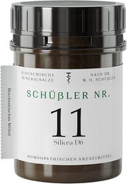 Schüssler Nr. 11 Silicea D6 Kieselerde Tabletten für Erwachsene 1000 Stück – Bild 1 von 2