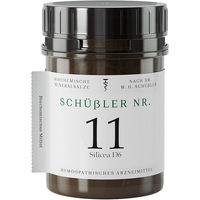 Produktbild von Schüssler Nr. 11 Silicea D6 Kieselerde Tabletten für Erwachsene 1000 Stück