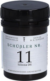 Schüssler Nr. 11 Silicea D6 Kieselerde Tabletten für Erwachsene 400 Stück – Bild 1 von 2