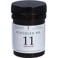 Produktbild von Schüssler Nr. 11 Silicea D6 Kieselerde Tabletten für Erwachsene 400 Stück