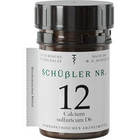 Produktbild von SCHÜSSLER NR.12 Calcium sulfuricum D6 Tabletten