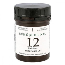 SCHÜSSLER Nr.12 Calcium sulfuricum D6 Tabletten 400 Stück – Bild 1 von 1