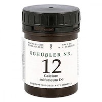 Produktbild von SCHÜSSLER Nr.12 Calcium sulfuricum D6 Tabletten 400 Stück