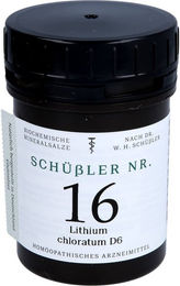 Schüssler Nr. 16 Lithium chloratum D 6 Tabletten – Bild 1 von 1