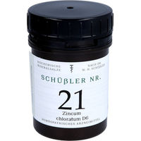 Produktbild von Schüssler Nr. 21 Zincum chloratum D 6 Tabletten