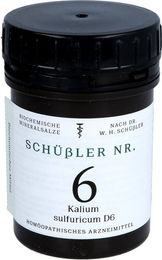 Schuessler Nr. 6 Kalium sulfat D6 Tabletten – Bild 1 von 1