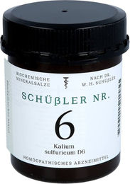 Schüssler Nr. 6 Kalium Sulfuricum D6 Tabletten für Erwachsene – Bild 1 von 1